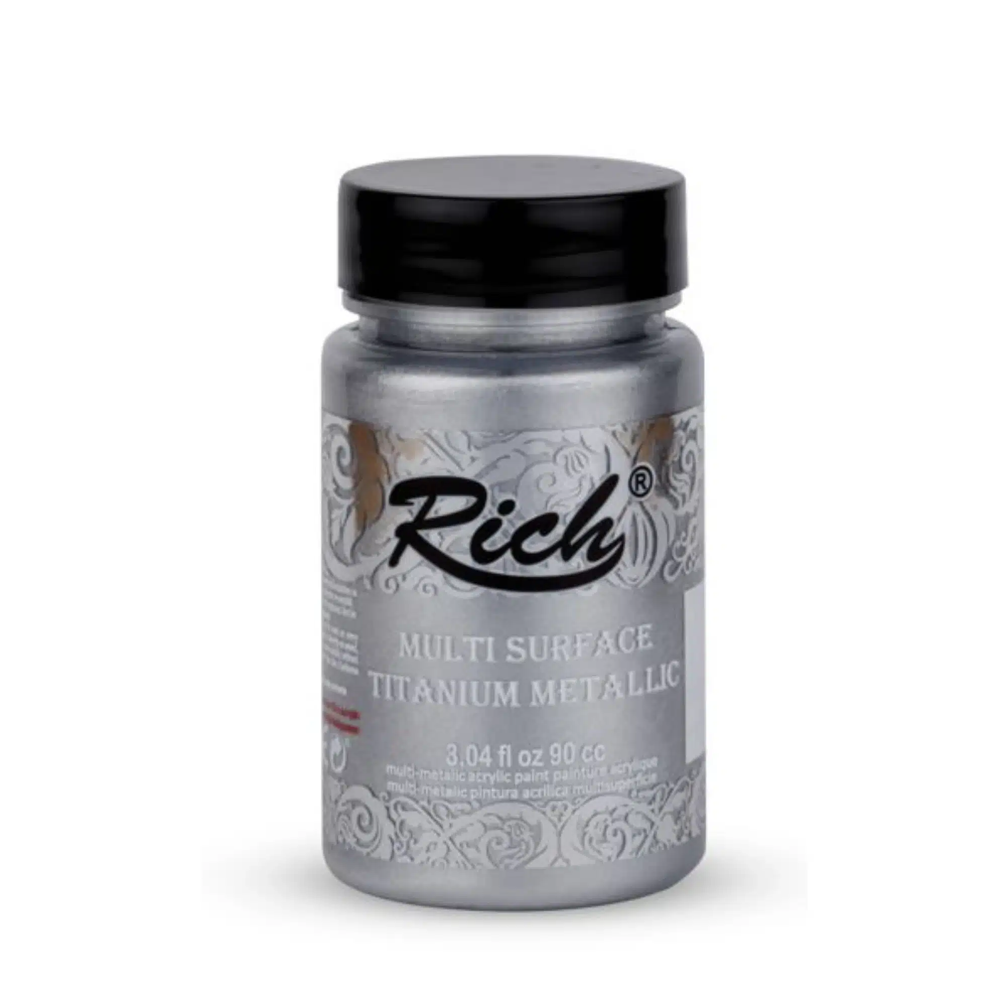 Rich Multi Surface Titanyum Metalik Boya 90 ml | 4378- Antik Gümüş