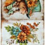 Pirinç Dekopaj Kağıdı-29x42 cm | PD4411-LRA
