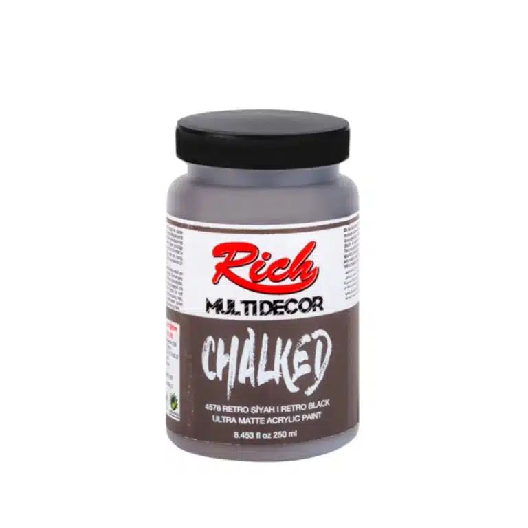 Rich Multidecor Chalked 250 ml | 4578-Retro Siyah