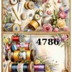 Pirinç Dekopaj Kağıdı-29x42 cm | PD4786-LRA
