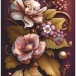 PD4887-DM | Diamond Pirinç Dekopaj Kağıdı 30x42 cm