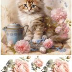 PD4977-DM | Diamond Pirinç Dekopaj Kağıdı 30x42 cm