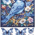 PD7429-DM | Diamond Pirinç Dekopaj Kağıdı 30x42 cm