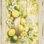 PD7542-DM | Diamond Pirinç Dekopaj Kağıdı 30x42 cm