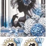 PD7577-DM | Diamond Pirinç Dekopaj Kağıdı 30x42 cm