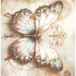PD7780-DM | Diamond Pirinç Dekopaj Kağıdı 30x42 cm