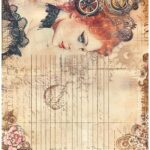 PD8123-DM | Diamond Pirinç Dekopaj Kağıdı 30x42 cm