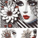 PD8126-DM | Diamond Pirinç Dekopaj Kağıdı 30x42 cm