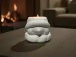 Kardan Adam Figürlü Mumluk
