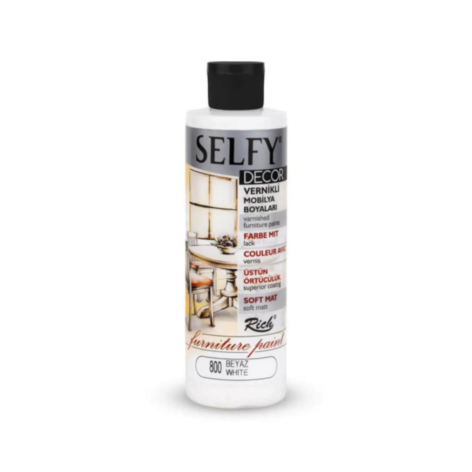 Rich Selfy Decor 240 ml-Beyaz 1 Rich Selfy Decor 240 ml-Beyaz