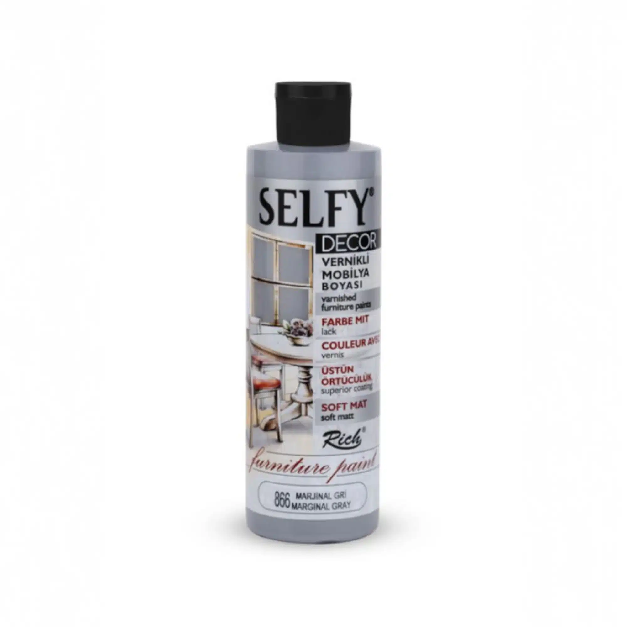Rich Selfy Decor 240 ml-Marjinal Gri 1 Rich Selfy Decor 240 ml-Marjinal Gri