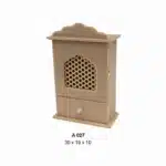 Ham Ahşap Anahtar Askısı | Boyanabilir Duvar Dekoru