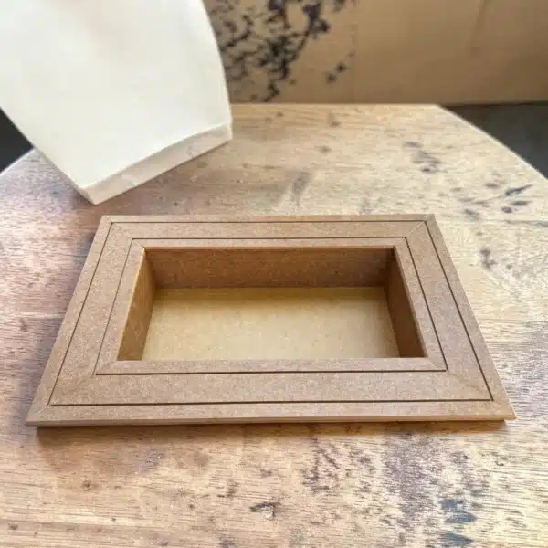 Boyanabilir Rölyef Pano Shadow Box Diorama Kutusu Atölye Kiraz