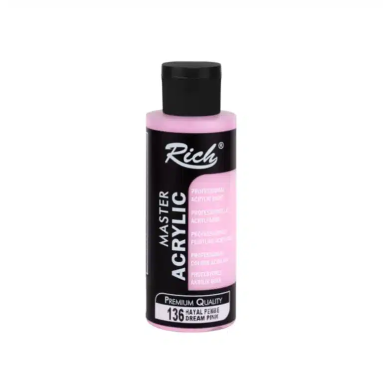 Rich Master Akrilik Boya-120 ml | 136-Hayal Pembe