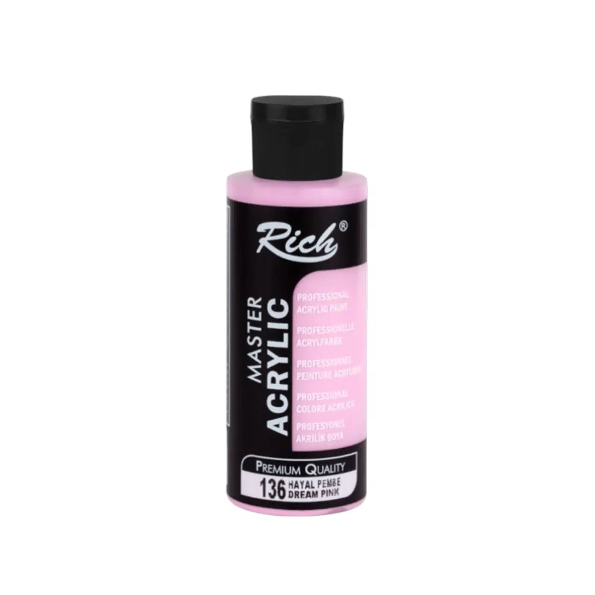 Rich Master Akrilik Boya-120 ml | 136-Hayal Pembe