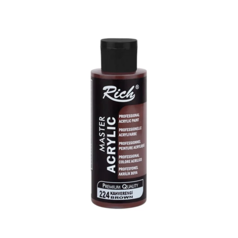 Rich Master Akrilik Boya-120 ml | 224-Kahverengi