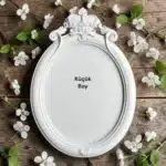 Taçlı Oval Çerçeve Takımı: Küçük Boy