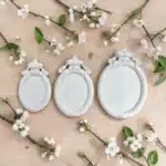Taçlı Oval Çerçeve Takımı: Üçlü Takım