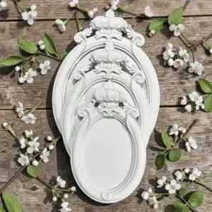 Taçlı Oval Çerçeve Takımı: Üçlü Takım