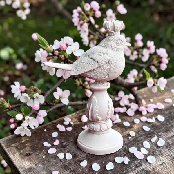 Taçlı Kuş Heykeli: Yaşam Alanlarınıza Asil Ve Romantik Bir Dokunuş