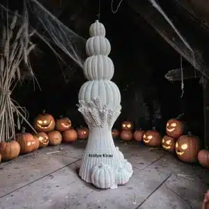 Katlı Kabak Kulesi: Sonbahar Dekorasyonunun Masalsı Zirvesi 6 Katlı Kabak Kulesi: Sonbahar Dekorasyonunun Masalsı Zirvesi