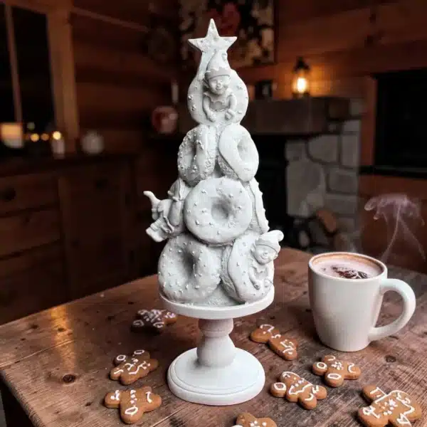 Donut Ağacı Heykeli: Eğlenceli Ve Tatlı Dekorasyonların Yeni Gözdesi
