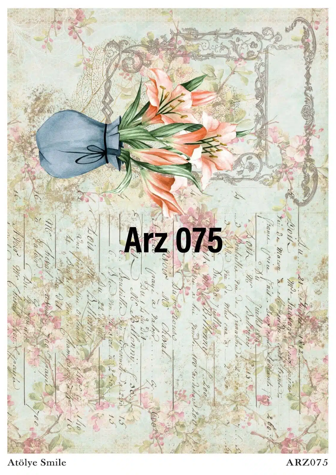 PD075-ARZ | Pirinç Dekopaj Kağıdı (29x42 cm) 1 PD075-ARZ | Pirinç Dekopaj Kağıdı (29x42 cm)