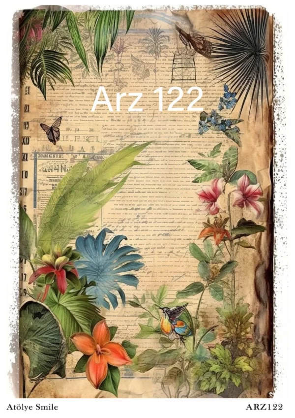 PD122-ARZ | Pirinç Dekopaj Kağıdı (29x42 cm)