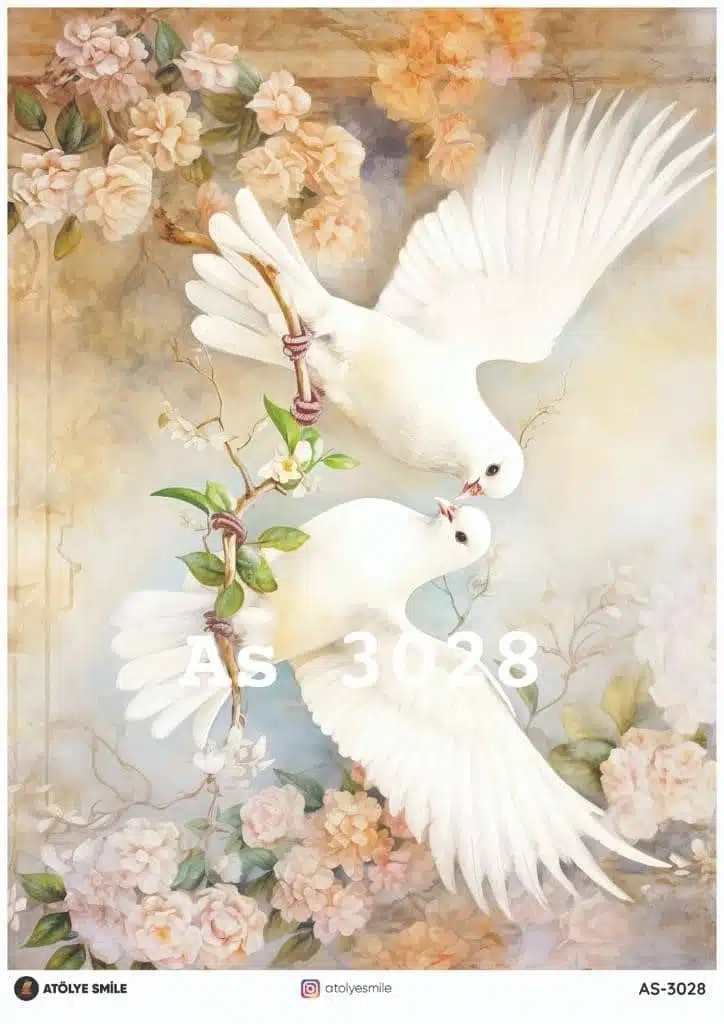 PD3028-AS | Pirinç Dekopaj Kağıdı (29x42 cm) 1 PD3028-AS | Pirinç Dekopaj Kağıdı (29x42 cm)