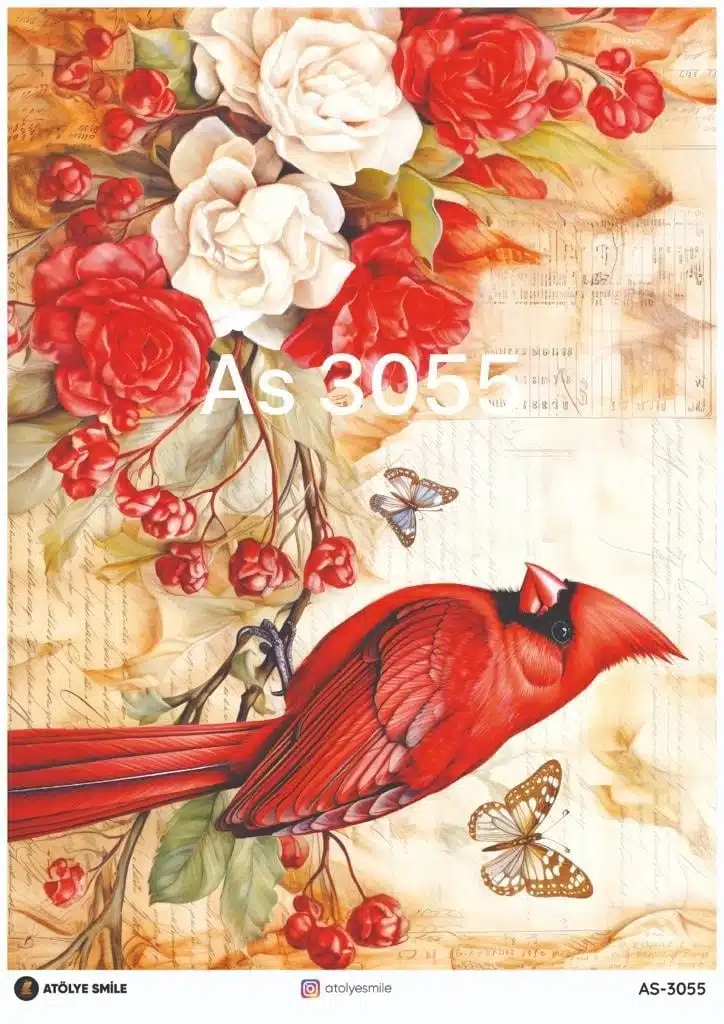 PD3055-AS | Pirinç Dekopaj Kağıdı (29x42 cm) 1 PD3055-AS | Pirinç Dekopaj Kağıdı (29x42 cm)