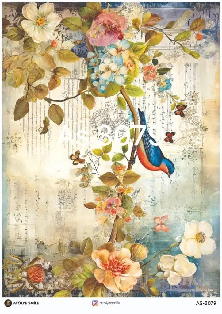 PD3079-AS | Pirinç Dekopaj Kağıdı (29x42 cm) 1 PD3079-AS | Pirinç Dekopaj Kağıdı (29x42 cm)