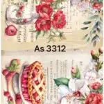 PD3312-AS | Pirinç Dekopaj Kağıdı-29x42 cm