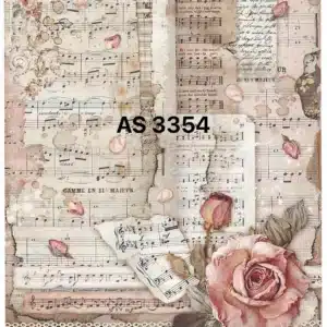 PD3354-AS | Pirinç Dekopaj Kağıdı (29x42 cm)