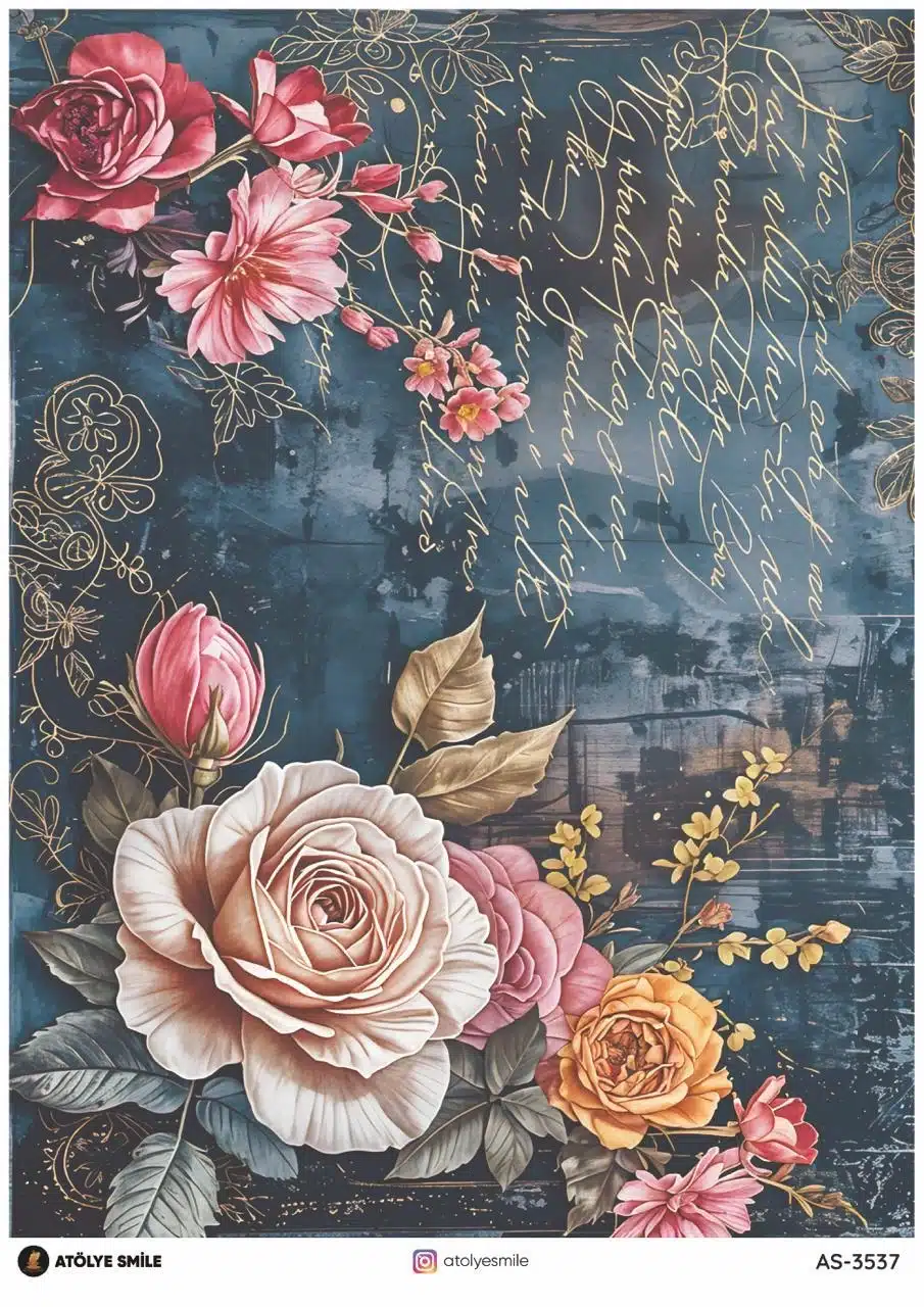 PD3537-AS | Pirinç Dekopaj Kağıdı (29x42 cm) 1 PD3537-AS | Pirinç Dekopaj Kağıdı (29x42 cm)