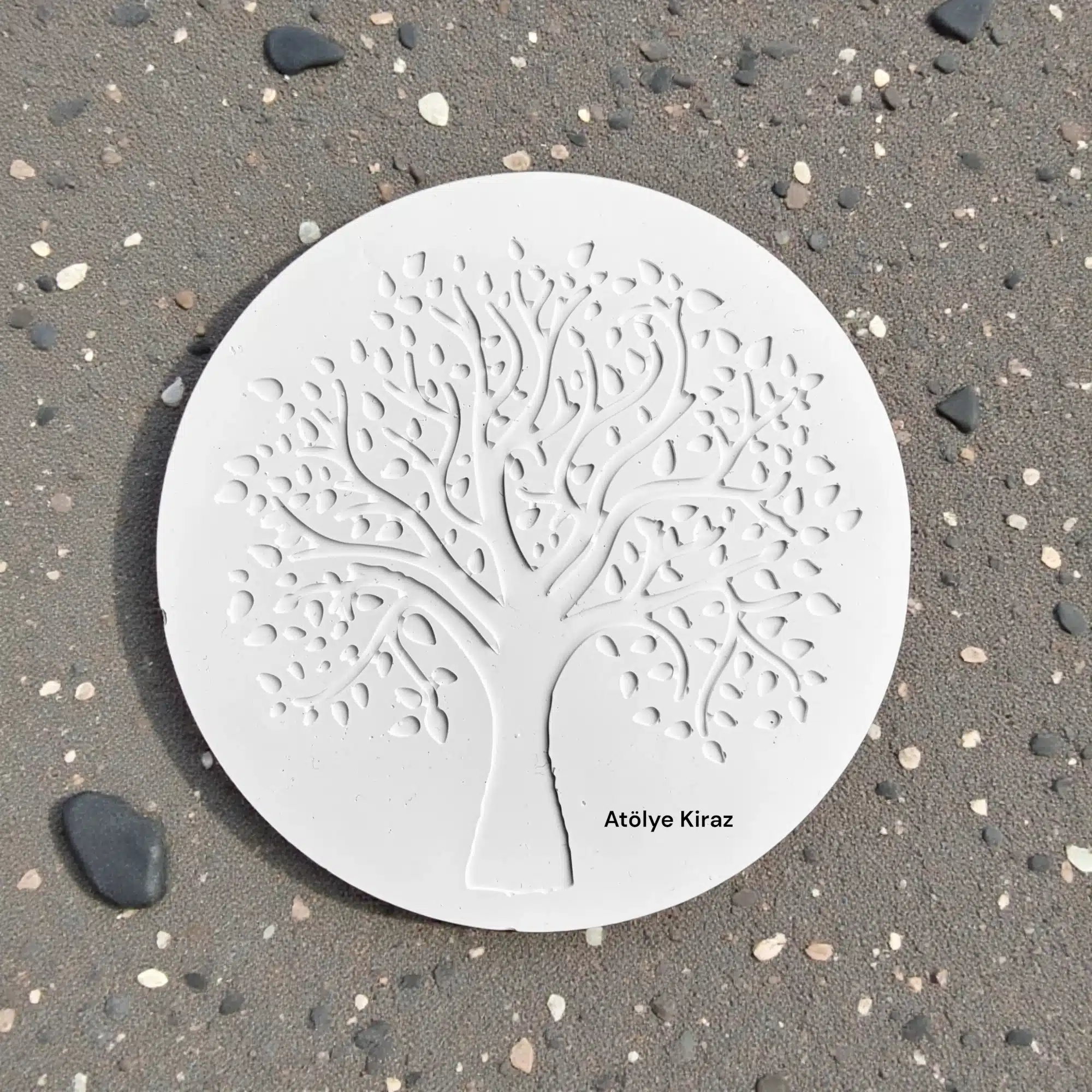 Hayat Ağacı Figürlü Bardak Altlığı ve Dekoratif Obje: Doğanın Sonsuz Enerjisi