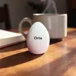 Dekoratif Taş Tozu Yumurta Biblo: Orta