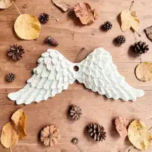 Melek Kanatları Obje Süsü: Dekoratif Aplik