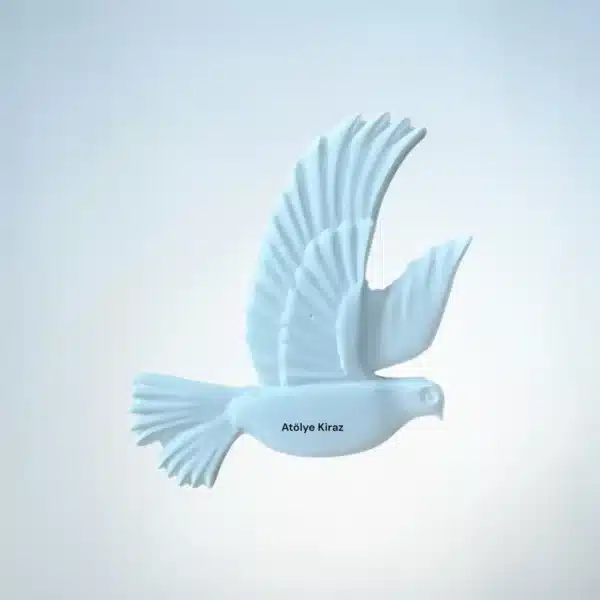 Dekoratif Uçan Kuş Objesi: Özgürlüğün Ve Barışın Zarif Simgesi