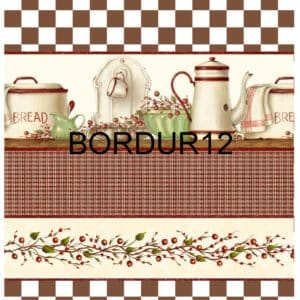 PD-BORDUR12-LNT |  Pirinç Dekopaj Kağıdı (29x42 cm)