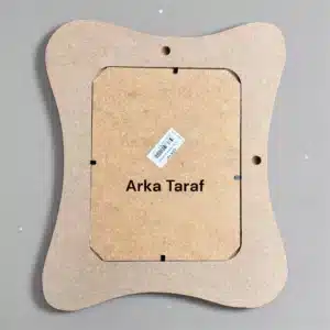 Dekoratif Kavisli Kesim Ahşap Çerçeve: Duvarlarınızdaki Modern Dokunuş