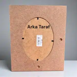 Oval Pencereli Ahşap Resim Çerçevesi: Anılarınızı Saran Klasik Zarafet