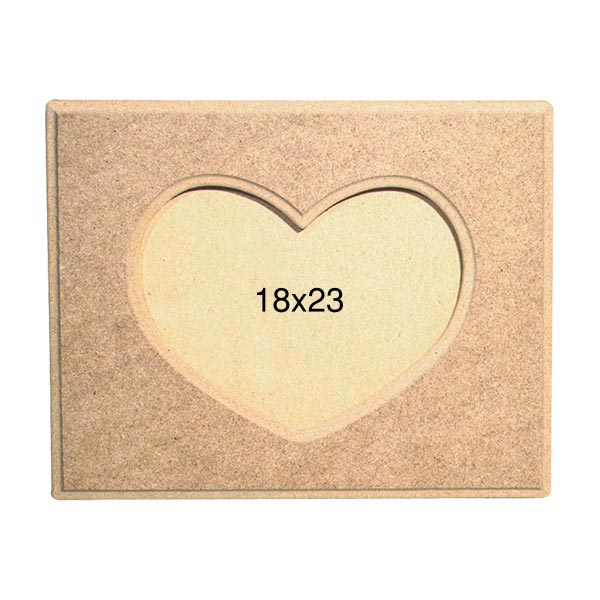 Kalp Pencereli Ahşap Resim Çerçevesi: Anılarınıza Sevgi Dolu Bir Dokunuş