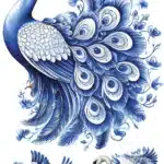 Ütü ile Rub On Transfer Kağıdı: Dekoratif Süsleme Kağıdı  - CK130 | 30x50 cm