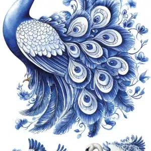 Ütü ile Rub On Transfer Kağıdı: Dekoratif Süsleme Kağıdı  - CK130 | 30x50 cm