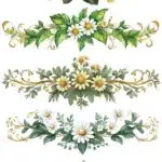 Ütü ile Rub On Transfer Kağıdı: Dekoratif Süsleme Kağıdı  - CK179 | 30x50 cm