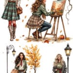 Ütü ile Rub On Transfer Kağıdı: Dekoratif Süsleme Kağıdı - CK102 | 30x50 cm