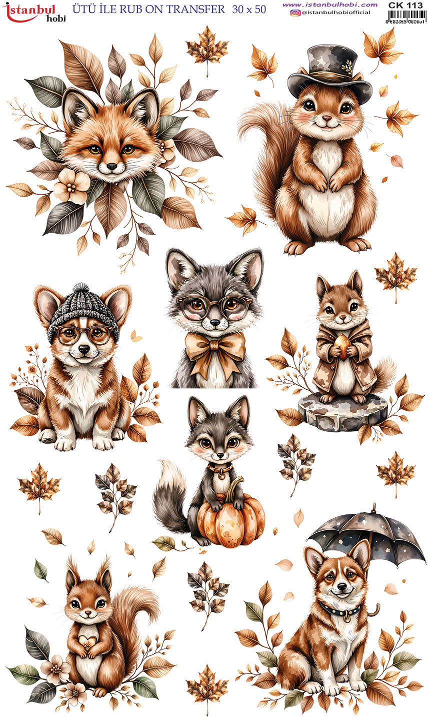 Ütü ile Rub On Transfer Kağıdı: Dekoratif Süsleme Kağıdı - CK113 | 30x50 cm 1 Ütü Ile Rub On Transfer Kağıdı: Dekoratif Süsleme Kağıdı - Ck113 | 30X50 Cm