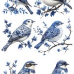 Ütü ile Rub On Transfer Kağıdı: Dekoratif Süsleme Kağıdı - CK129 | 30x50 cm