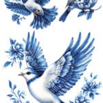 Ütü ile Rub On Transfer Kağıdı: Dekoratif Süsleme Kağıdı - CK131 | 30x50 cm