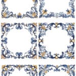 Ütü ile Rub On Transfer Kağıdı: Dekoratif Süsleme Kağıdı - CK145 | 30x50 cm